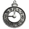 Pendant, Zinc Alloy Jewelry Findings, Lead-free, 24x31mm, Sold by Bag