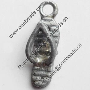 Pendant, Zinc Alloy Jewelry Findings, Lead-free, 5x19mm, Sold by Bag