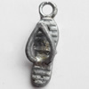 Pendant, Zinc Alloy Jewelry Findings, Lead-free, 5x19mm, Sold by Bag