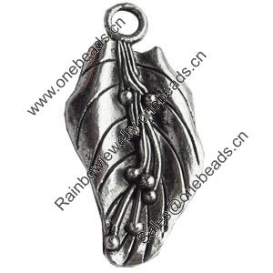 Pendant, Zinc Alloy Jewelry Findings, Lead-free, 21x41mm, Sold by Bag