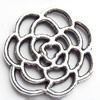 Connector, Zinc Alloy Jewelry Findings, Lead-free, Flower, 15mm, Sold by Bag