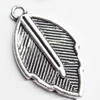 Pendant, Zinc Alloy Jewelry Findings, Lead-free, 13x24mm, Sold by Bag