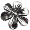 Cabochons, Zinc Alloy Jewelry Findings, Lead-free, Flower, 19mm, Sold by Bag