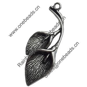 Pendant, Zinc Alloy Jewelry Findings, Lead-free, 13x38mm, Sold by Bag