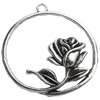 Pendant, Zinc Alloy Jewelry Findings, Lead-free, 34x35mm, Sold by Bag