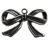 Pendant, Zinc Alloy Jewelry Findings, Lead-free, Bowknot, 29x19mm, Sold by Bag