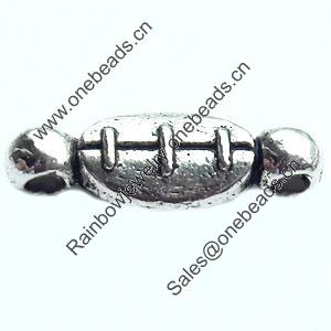 Connector, Zinc Alloy Jewelry Findings, Lead-free, 13x4mm, Sold by Bag