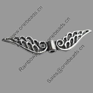 Beads, Zinc Alloy Jewelry Findings, Lead-free, 42x10mm, Sold by kG