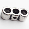 Connector, Zinc Alloy Jewelry Findings, Lead-free, 14x6mm, Hole:3.5mm, Sold by Bag