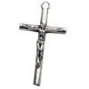 Pendant, Zinc Alloy Jewelry Findings, Lead-free, Cross, 20x40mm, Sold by Bag