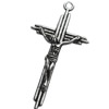 Pendant, Zinc Alloy Jewelry Findings, Lead-free, Cross, 21x41mm, Sold by Bag