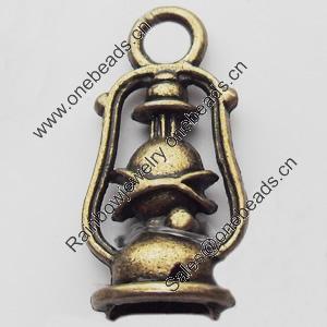 Pendant, Zinc Alloy Jewelry Findings, Lead-free, 10x20mm, Sold by Bag