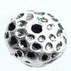 Beads, Zinc Alloy Jewelry Findings, Lead-free, 9mm, Sold by Bag