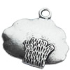 Pendant, Zinc Alloy Jewelry Findings, Lead-free, 24x25mm, Sold by Bag