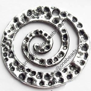 Pendant, Zinc Alloy Jewelry Findings, Lead-free, 26mm, Sold by Bag