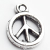 Pendant, Zinc Alloy Jewelry Findings, Lead-free, 9x11mm, Sold by Bag
