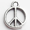 Pendant, Zinc Alloy Jewelry Findings, Lead-free, 10x13mm, Sold by Bag