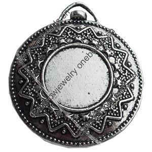Pendant, Zinc Alloy Jewelry Findings, Lead-free, 32x37mm, Sold by Bag