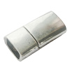 Zinc Alloy Clasps with Magnetic Lead-free, 25x12mm, Sold by Bag 