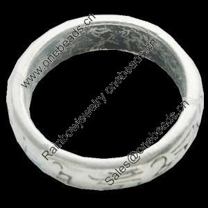 Zinc Alloy Rings, Outside diameter:25mm, Interior diameter:20mm, Sold by Bag