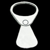 Pendant, Zinc Alloy Jewelry Findings, Lead-free, 20x36mm, Sold by Bag