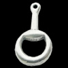 Pendant, Zinc Alloy Jewelry Findings, Lead-free, 10x19mm, Sold by Bag