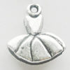 Pendant, Zinc Alloy Jewelry Findings, Lead-free, 14x16mm, Sold by Bag