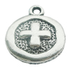 Pendant, Zinc Alloy Jewelry Findings, Lead-free, 15x19mm, Sold by Bag