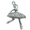 Pendant, Zinc Alloy Jewelry Findings, Lead-free, 20x34mm, Sold by Bag