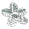 Pendant, Zinc Alloy Jewelry Findings, Lead-free, Flower 51mm, Sold by Bag