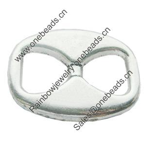 Connectors, Zinc Alloy Jewelry Findings, Lead-free, 29x22mm, Sold by Bag