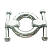 Clasps Zinc Alloy Jewelry Findings Lead-free, 44x37mm, Sold by KG