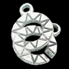 Pendant, Zinc Alloy Jewelry Findings, Lead-free, 10x13mm, Sold by Bag