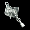 Pendant, Zinc Alloy Jewelry Findings, Lead-free, 14x17mm, Sold by Bag