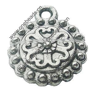 Pendant, Zinc Alloy Jewelry Findings, Lead-free, 16x20mm, Sold by Bag