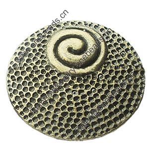 Pendant, Zinc Alloy Jewelry Findings, Lead-free, 38mm, Sold by Bag