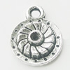 Pendant, Zinc Alloy Jewelry Findings, Lead-free, 10x13mmm, Sold by Bag