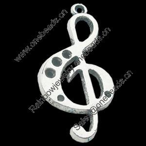 Pendant, Zinc Alloy Jewelry Findings, Lead-free, 17x36mm, Sold by Bag