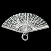 Pendant, Zinc Alloy Jewelry Findings, Lead-free, Sectory 24x17mm, Sold by Bag