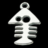 Pendant, Zinc Alloy Jewelry Findings, Lead-free, 12x20mm, Sold by Bag