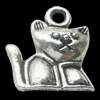 Pendant, Zinc Alloy Jewelry Findings, Lead-free, Animal 12x15mm, Sold by Bag