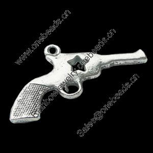 Pendant, Zinc Alloy Jewelry Findings, Lead-free, 28x18mm, Sold by Bag
