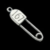 Pendant, Zinc Alloy Jewelry Findings, Lead-free, 33x9mm, Sold by Bag