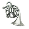 Pendant, Zinc Alloy Jewelry Findings, Lead-free, 15x22mm, Sold by Bag