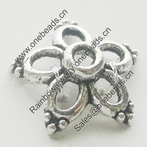 Bead Caps Zinc Alloy Jewelry Findings Lead-free, 13mm, Sold by Bag