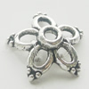 Bead Caps Zinc Alloy Jewelry Findings Lead-free, 13mm, Sold by Bag