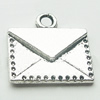 Pendant, Zinc Alloy Jewelry Findings, Lead-free, 14x14mm, Sold by Bag