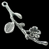 Pendant, Zinc Alloy Jewelry Findings, Lead-free, 22x40mm, Sold by Bag