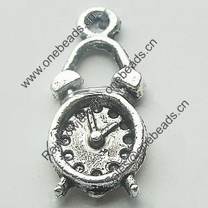 Pendant, Zinc Alloy Jewelry Findings, Lead-free, 8x18mm, Sold by Bag