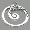 Pendant, Zinc Alloy Jewelry Findings, Lead-free, 18x20mm, Sold by Bag